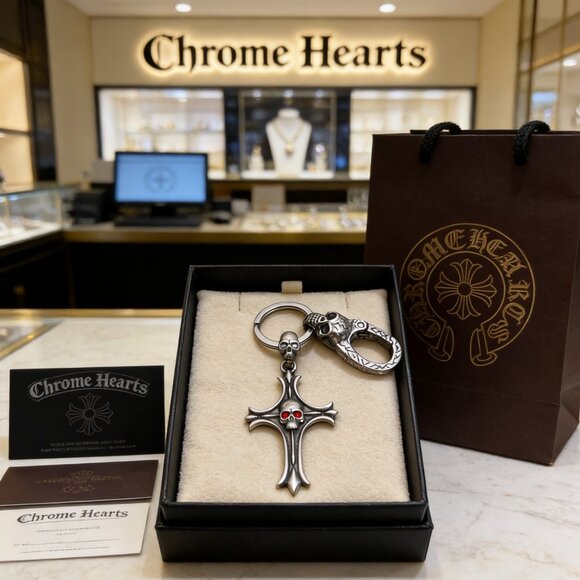 Chrome Hearts Dresses & Skirts - 𝐂𝐡𝐫𝐨𝐦𝐞 𝐡𝐞𝐚𝐫𝐭 keychain pendant